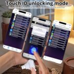 USB Flash Drive for iPhone/iPad, MFi Certified 3in1, 256GB, Silver - Image 5