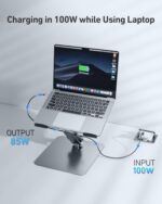 BENFEI Laptop Stand with USB C 7in1 Docking Station,HDMI 4K@60Hz,1*SD 1*Micro SD - Image 5