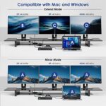 WAVLINK Docking Station 3 Monitors, 12-in-1 DisplayLink Docking Station with - Image 5