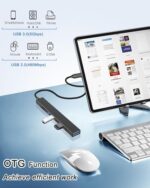 VIENON USB C Hub USB Hub 3.0 with SD Card Reader(8-in-1) - Image 5