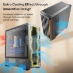 Okinos Genuine Walnut Wood PC Case, Support 360mm Radiator on Top - Image 4