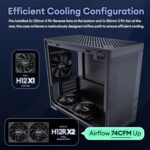 Okinos MiniArt 4 Micro ATX PC case, 2x120mm Reverse 3 Pin Fans & 1x120mm 3 Pin - Image 5