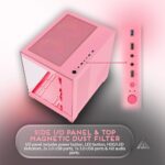 Apevia Prism-PK Dual Chamber Micro-ATX Case with 7X ARGB PWM Fans - Image 5