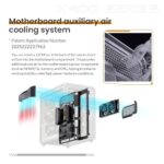 JONSBO X400 Gray ATX PC Case, Back-Connect Desktop Case - Image 6