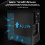 Lian Li Vector V100 ATX Mid-Tower PC Case-Tempered Glass-Black-V100X - Image 5