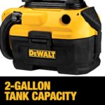 DEWALT 20V MAX Shop Vacuum Wet and Dry, Shop Vac 2 Gallon - Image 5