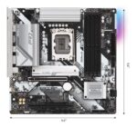 ASRock B760M Pro RS Motherboard DDR5 7200MHz HDMI DisplayPort eDP PCIe Gen5 - Image 5