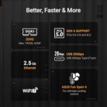 ASUS TUF Gaming B850-PLUS WiFi AMD AM5 B850 ATX Motherboard, 14+2+1 80A Stages - Image 4
