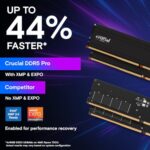 Crucial Pro 64GB DDR5 RAM Kit (2x32GB), 5600MHz (or 5200MHz or 4800MHz) Desktop - Image 5