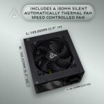 Apevia SPIRIT600W Spirit 600W ATX Power Supply, 120MM Fan, All Protections - Image 5