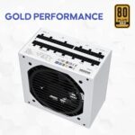 Vetroo 1000W White Power Supply, ATX 3.1 Ready & Dual PCIe 5.1 - Image 4