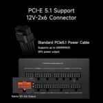 PCCOOLER KN850 850W ATX 3.1 Fully Modular Power Supply, 80 Plus Gold - Image 5