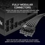 CORSAIR RM850x ATX 3.1 PCIe 5.1 Ready Fully Modular 850W Power Supply – - Image 5