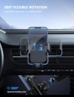 Lamicall 2026 Wider Clamp & Metal Hook Car Phone Holder Vent [Thick Cases - Image 5