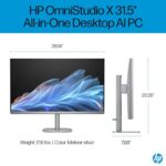 HP OmniStudio X 32 31.5" 4K UHD (3840x2160) All-in-One Desktop PC - Intel Core - Image 5