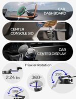 LISEN for 15W Magsafe Car Mount Charger, Magnetic Phone Holders for Your Car - Image 5