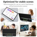 21.5inch Large Portable Monitor for Laptop, FHD 1080P 75Hz VESA Supported USB-C - Image 5