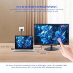Touchscreen Monitor 21.5" FHD 1080P Multi-Touch Screen HDMI VGA Type-B Dual - Image 5
