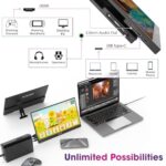Kado Portable Monitor 15.6-Inch FHD 1920x1080 USB-C HDMI IPS Display - Image 5