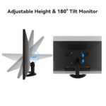 15.6 Inch Computer Monitor 1600x900 Small PC Monitor with HDMI VGA AV BNC USB - Image 5