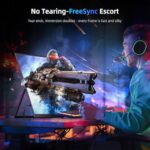 EVICIV Portable Monitor 18.5” 120Hz, 125% sRGB FreeSync 1ms Gaming Monitor - Image 5