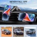 Phone Mount for Car Phone Holder [Military-Grade Suction & Stable Clip] Car - Image 5
