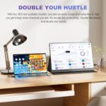 18.5 Inch Portable Monitor, FHD 120Hz IPS HDR 125% sRGB USB-C HDMI External - Image 5