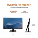 Amazon Basics 24-inch Full HD IPS Monitor, 75 Hz, 1080P, HDMI - Image 5
