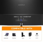 KOORUI 24 inch Curved Computer Monitor, FHD 100Hz VA 1500R PC Screen - Image 5