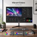 24 Inch Computer Monitor, FHD 1080P, 100Hz, Frameless Design - Image 5