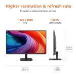 Amazon Basics 27 Inch Monitor, FHD 1080P, 100Hz, IPS, Built-in Speakers - Image 5