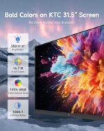 KTC 32 Inch 2K Computer Monitor, QHD 120Hz Monitor with IPS Panel, White - Image 5