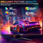 Gawfolk 34 Inch Ultrawide Gaming Monitor, 165Hz UWQHD (3440x1440) IPS Computer - Image 5