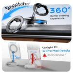NeverDrop Magsafe Car Mount [2 Bases for Any Surface - Image 5