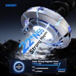 ANDERY Car Phone Holder for Magsafe [78+LBS Strongest Suction & 2400gf Magnetic] - Image 5