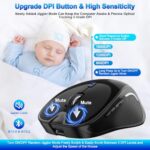 Mouse for MacBook Wireless Bluetooth Laptop Mac Pro Air Mice with Jiggler - Image 5