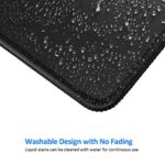 JIKIOU Mouse Pad with Stitched Edge, Perfect Size-10.2x8.3in Black - Image 5