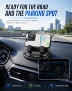 Car Phone Holder 360 Degree Rotation Navigation Mount Splendid Dashboard - Image 5