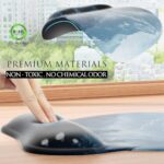MROCO Ergonomic Mouse Pad with Gel Wrist Rest, 9.4 x 8.1 in, Cloud Forest - Image 5