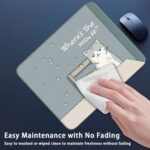Non-Slip Mouse Pad Mousepad, Cat Pattern, 8x10 inch - Image 5