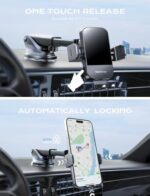 Wireless Car Charger, 15W Fast Charging Auto Clamping Phone Holders for Your Car - Image 5