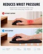 Ergonomic Mouse Pad with Wrist Rest Support, Mousepad for Carpal Tunnel Pain - Image 5