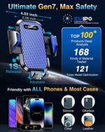 VANMASS [True Military-Grade] Car Phone Holder [Best Suction & Clip] Cell Phone - Image 5