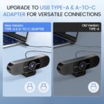 EMEET C960 1080P Webcam with Microphone, 2 Mics, 90° FOV, Computer Camera - Image 5