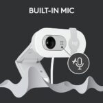 Logitech Brio 100 Full HD 1080p Webcam for Streaming and Meetings - White - Image 5