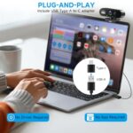 AOC 4K Webcam for PC, Streaming Computer Camera with Noise-Canceling Mic - Image 5