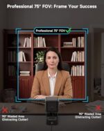 AOC 4K Webcam for PC, Sony Sensor, 1080P 60FPS Streaming Camera with PDAF - Image 5