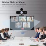 Webcam for Computer, USB Plug&Play, Auto Low Light Correction, Privacy Cover - Image 5