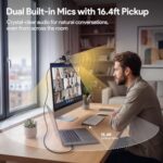 1080P Webcam with Microphone Noise Reduction Auto Exposure - Image 5