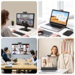 1080p webcam for pc with microphone, Auto Focus, with Privacy Cover - Image 5
